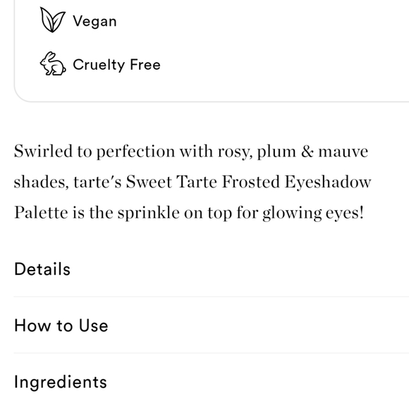 TARTE SWEET TARTE FROSTED AMAZONIAN CLAY EYESHADOW PALETTE. - Picture 6 of 8